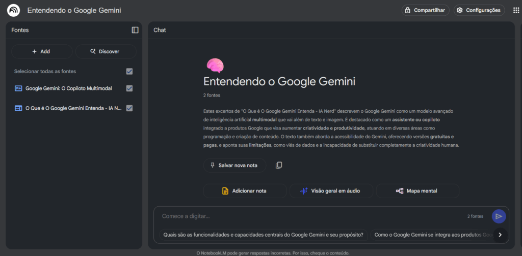 Criar mapas mentais