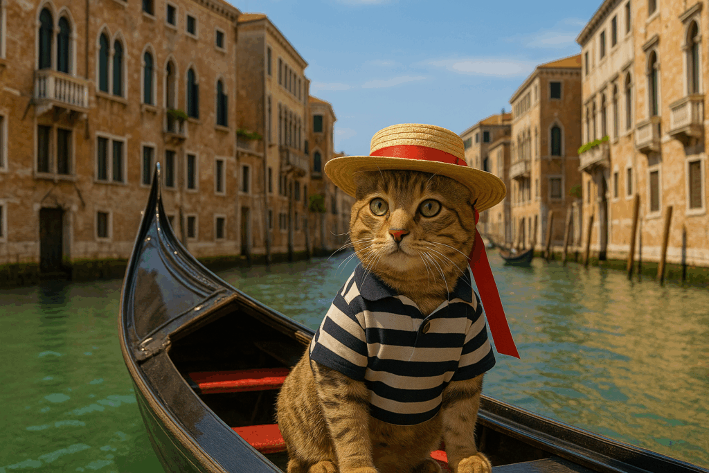 Bichano em veneza